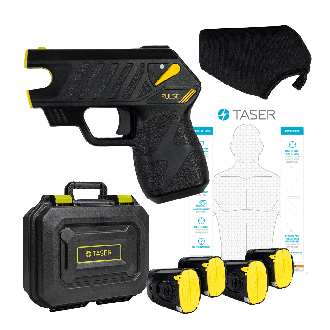 🚔 Taser Pulse+ Self-Defense Tool with Noonlight Integration – Yellow