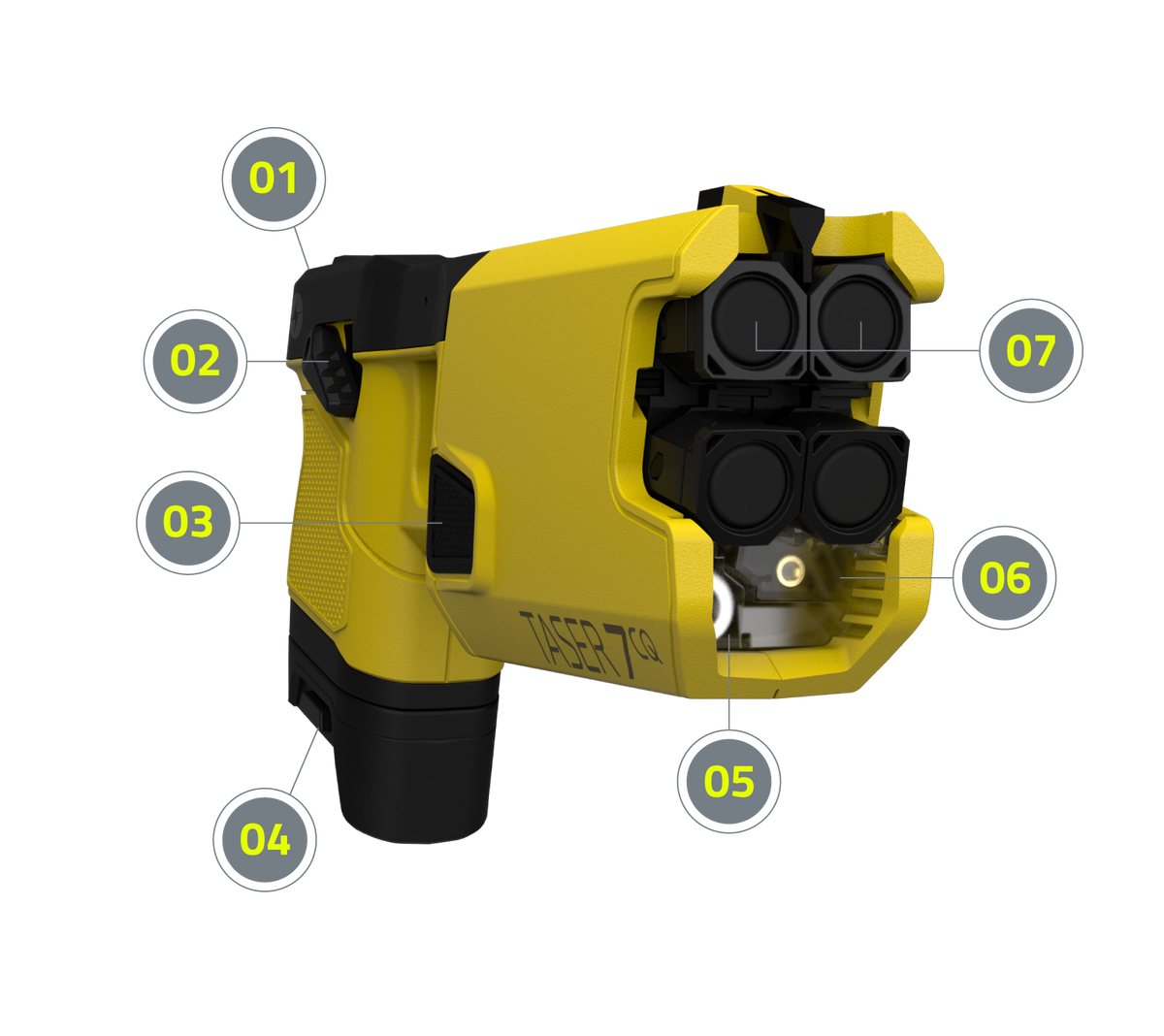 Taser 7 An Officer Holds The New Taser 7 During A Demonstration As taser-7-an-officer-holds-the-new-taser-7-during-a-demonstration-as