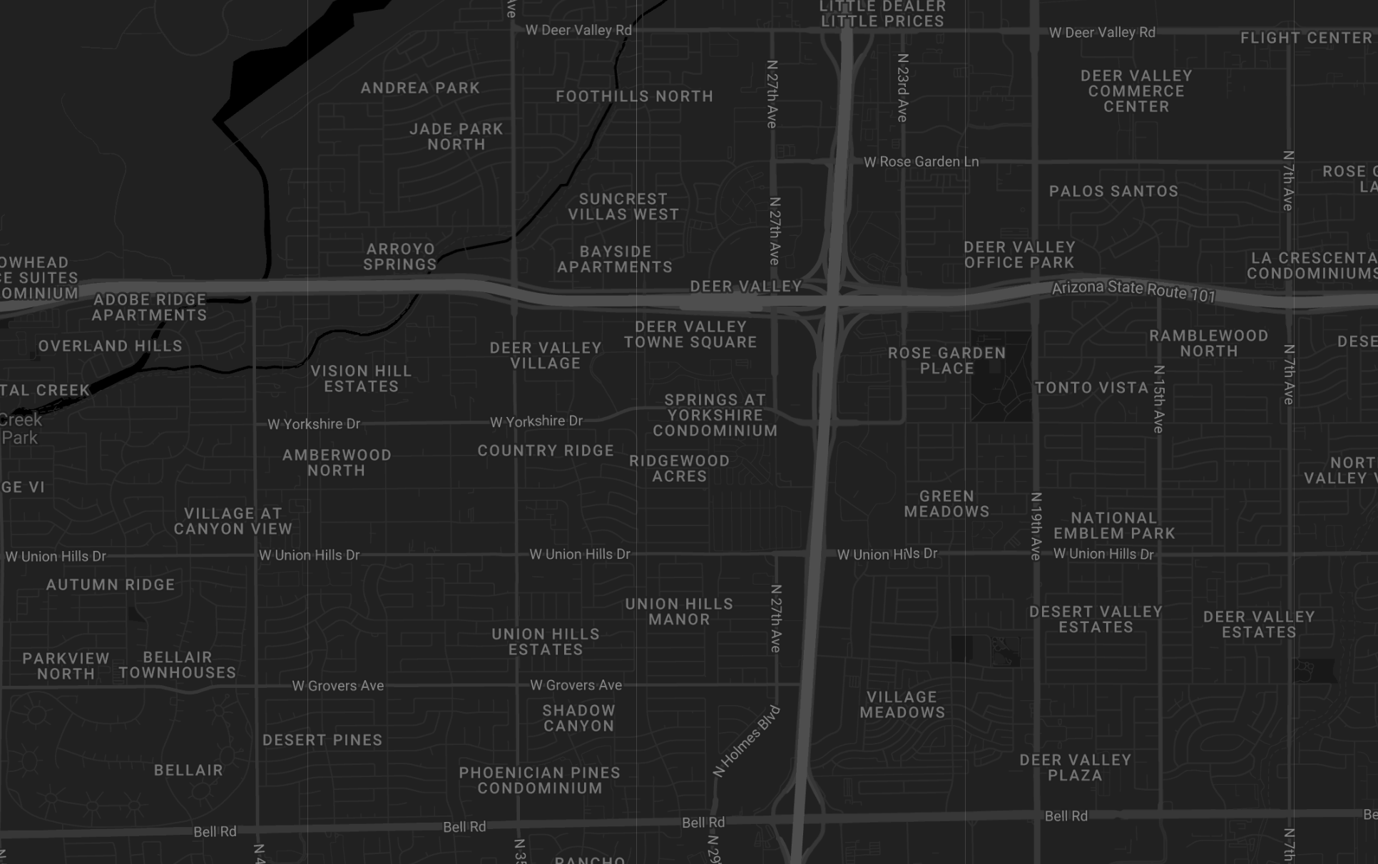 Map of Sportsman's Warehouse North Phoenix location
